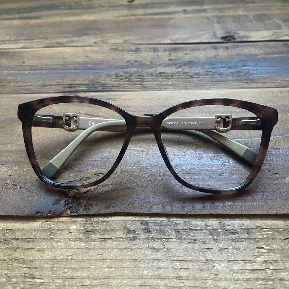 Furla Brown and Tan Frames